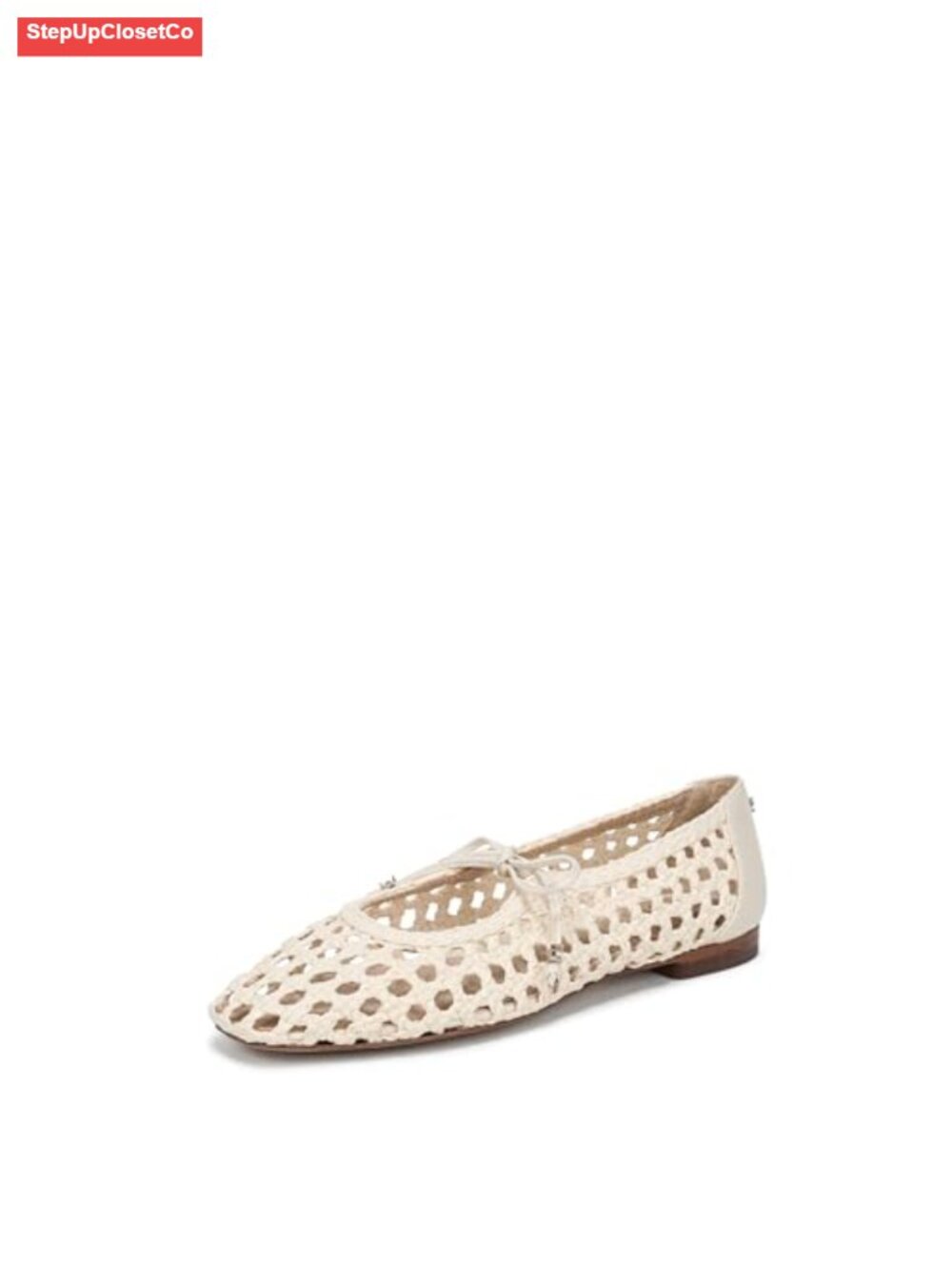 Marcie Woven Ballet Flat Slip-On PU Flats